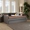 Baxton Studio Haylie Light Grey Full Size Daybed with Roll-Out Trundle Bed 158-9674 - alternate 7